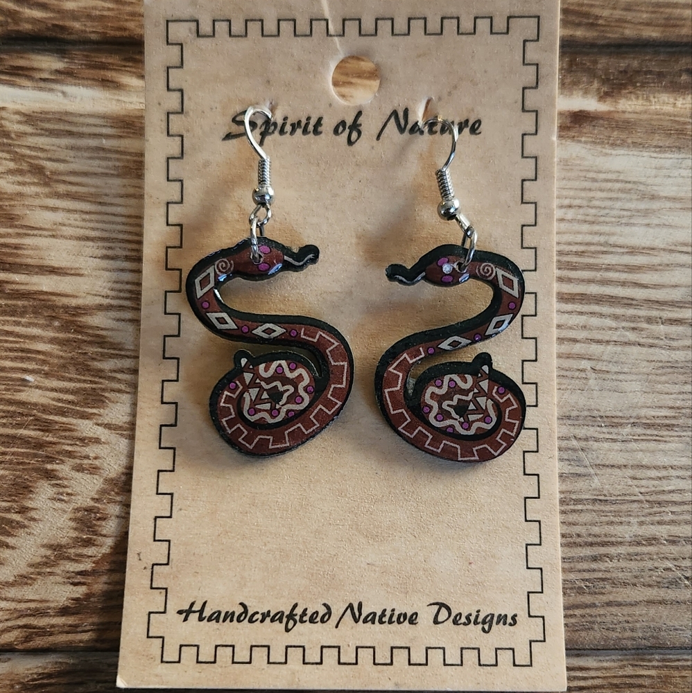 Snake earrings
